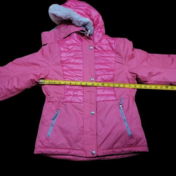 NWT ZeroXposur Girls Snowboarding Heavyweight Jacket & Headband Sz 10/12 Pink - Picture 10 of 10